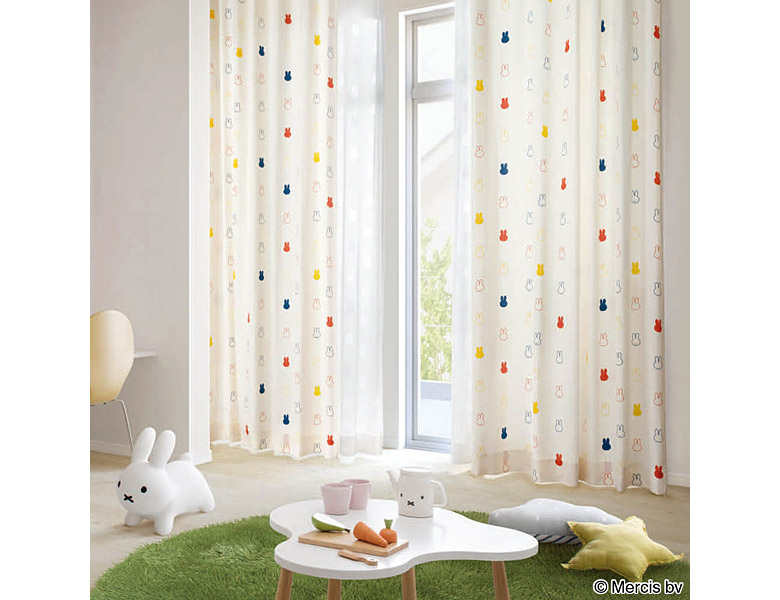 リリカラ［miffy curtain］ミッフィーカーテン　品番：TM-54052